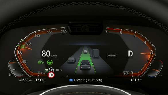 Driving Assistant Professional BMW X5 Display, cuadro de instrumentos, Driving Assistant Professional BMW X5 G05 2018 puesto de conducción