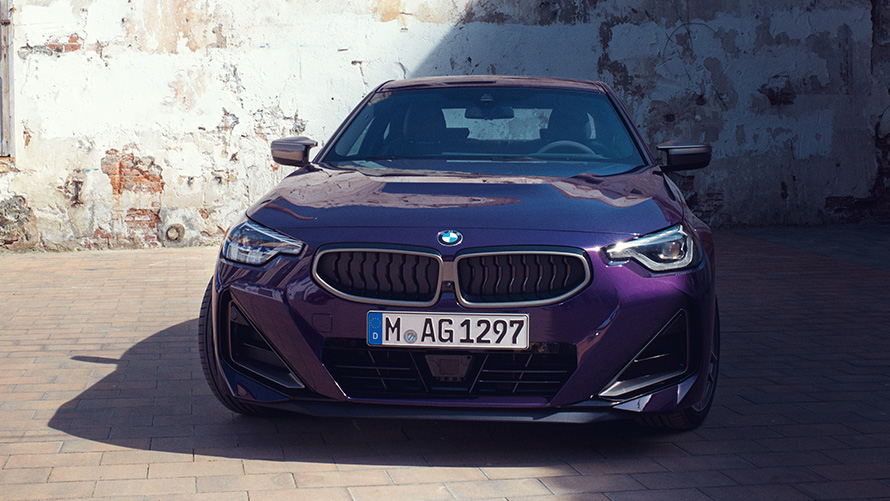 BMW Serie 2 Coupé G42 Vista del frontal, parado BMW Serie 2 BMW Serie 2 Coupé G42 Vista del frontal, parado