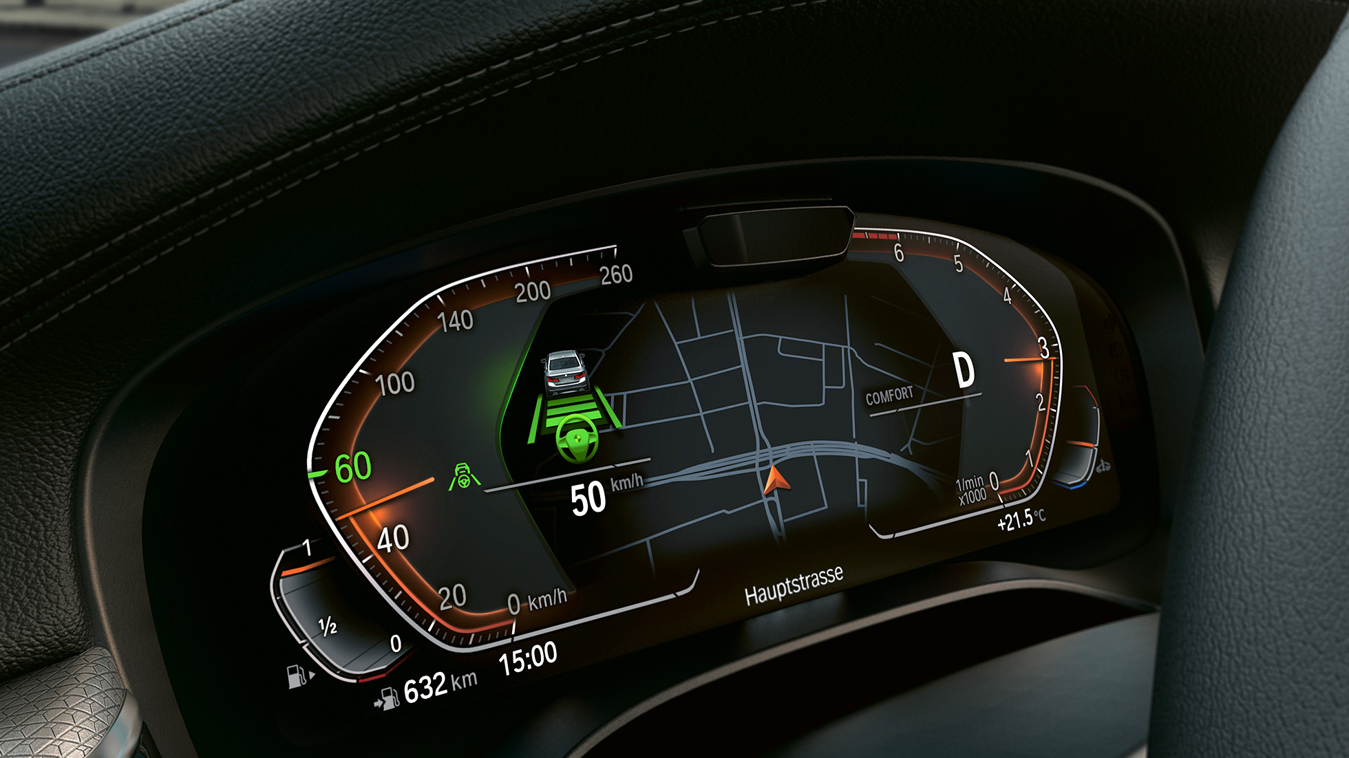 BMW Personal CoPilot 5 Series BMW Personal CoPilot 5 Series Sedan Control Pantalla interior