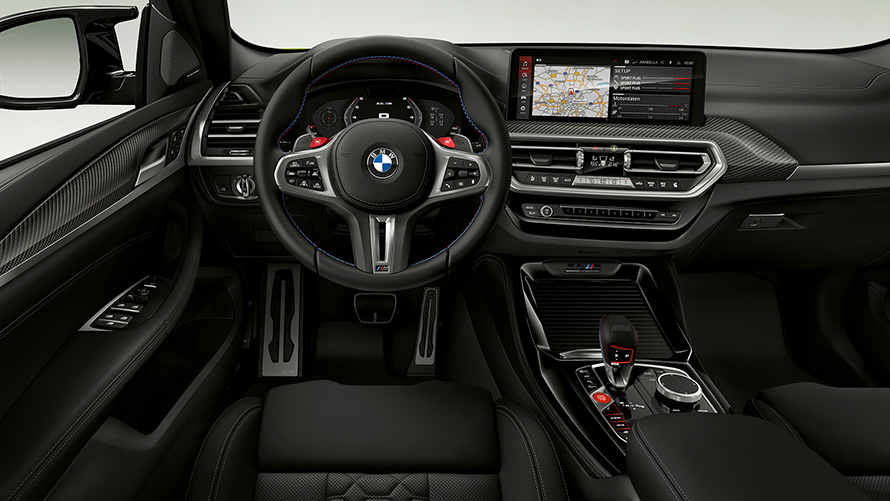 BMW X4 M Competition F98 LCI 2021 Puesto de conducción BMW X4 M Competition F98 LCI Renovación 2021 Puesto de conducción Interior