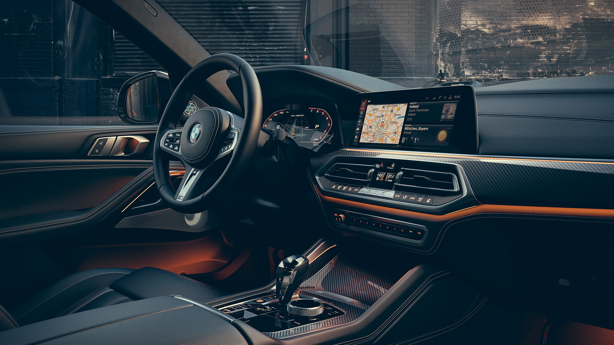 Diseño interior del BMW X6 M50i Diseño interior del BMW X6 M50i, Cabina