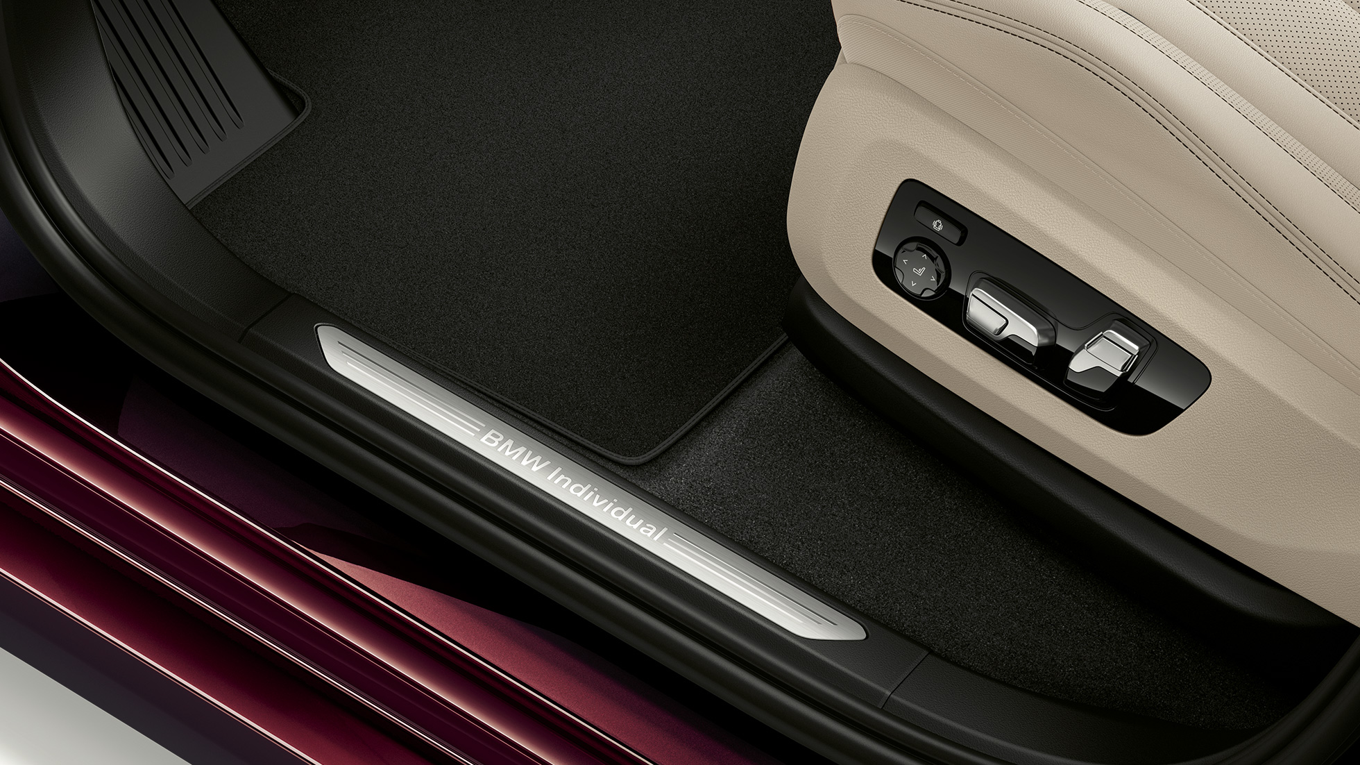 BMW X7, M Sport Package polster design Close-up of the polster design of the BMW X7 with M Sport Package features