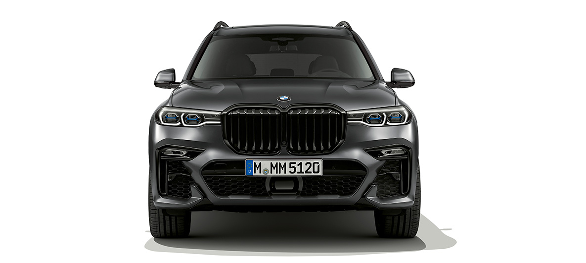 BMW Dark Shadow Edition vista frontal BMW X7 G07 Dark Shadow Edition vista frontal