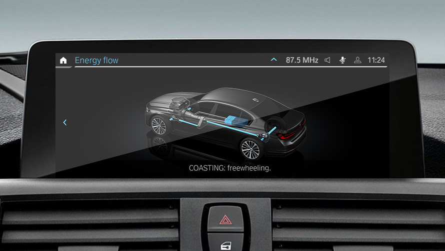 Modo de planeo con motor apagado Modo de planeo con motor apagado BMW EfficientDynamics