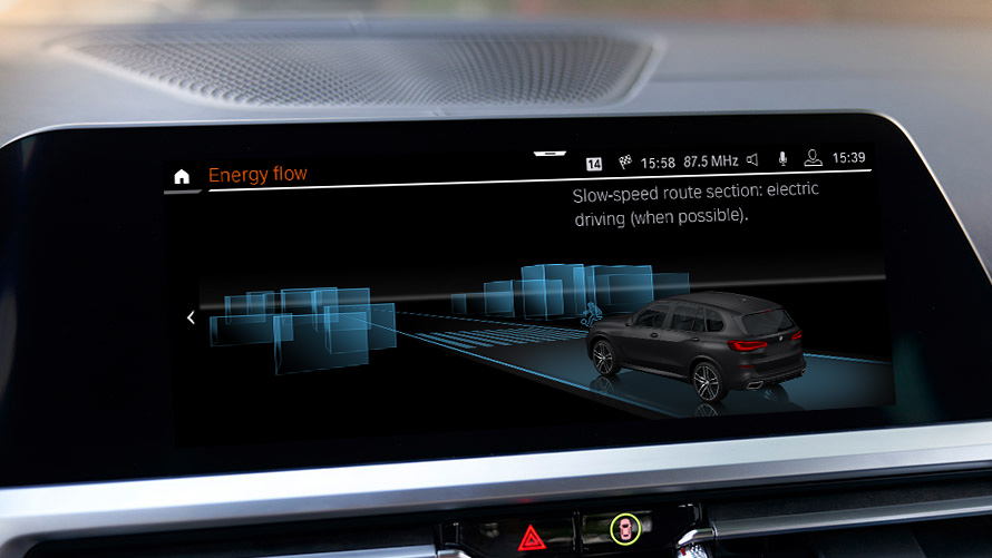 Funcionamiento híbrido predictivo Funcionamiento híbrido predictivo BMW EfficientDynamics